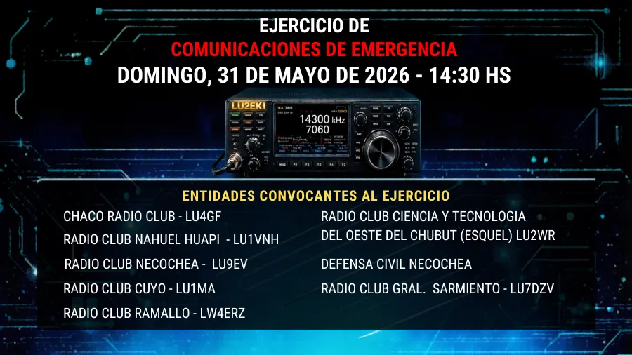 Ejercicio Nacional de Comunicaciones de Emergencia en HF