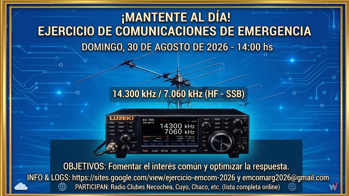 2º EJERCICIO EMERGENCIAS de RADIOCLUBES